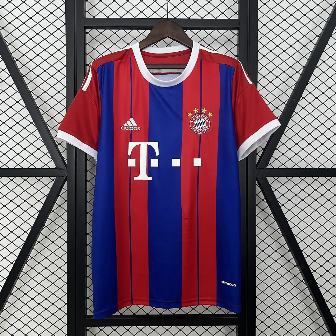 14-15 Bayern Munich Home Retro Kit Vintage Shirt AAAAJersey Dropship Yupoo 9