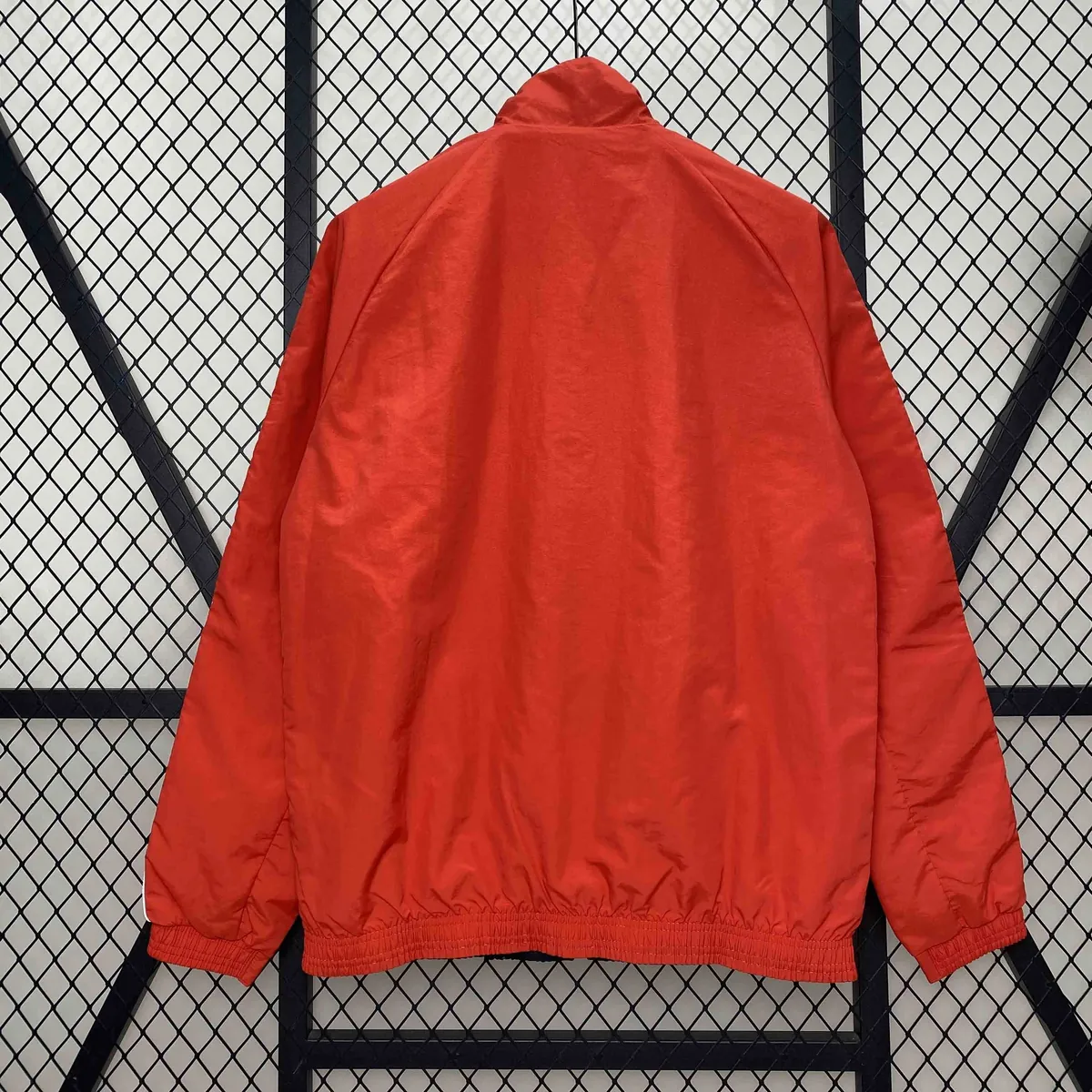 24-25 Manchester United Red&Navy Trench Coat Reversible Windbreaker Double-Sides Jacket AAAAJer 4
