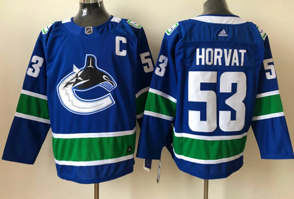 Vancouver Canucks ice hockey jersey M-3XL 温哥华加人队冰球服 6