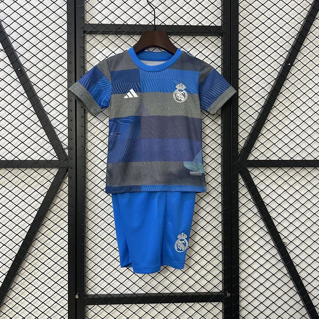 25-26 Real Madrid Training Kid Kits Youth Apparels AAAAJersey Dropship Yupoo 8