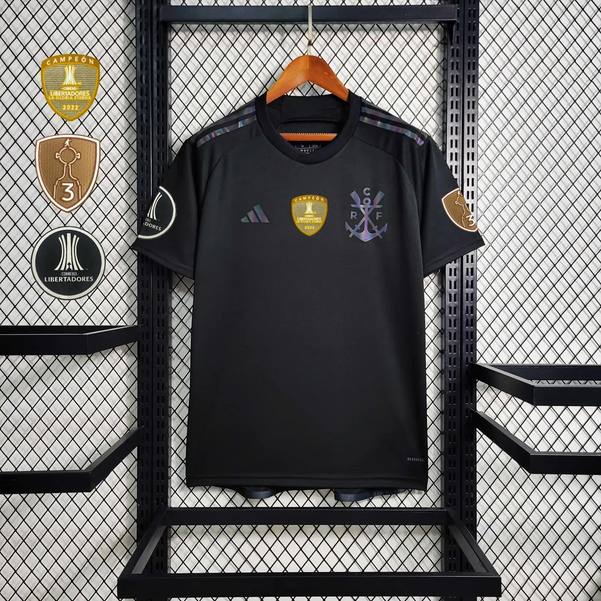 23-24 All sponsor+patch Flamengo Black Soccer Jerseys 11