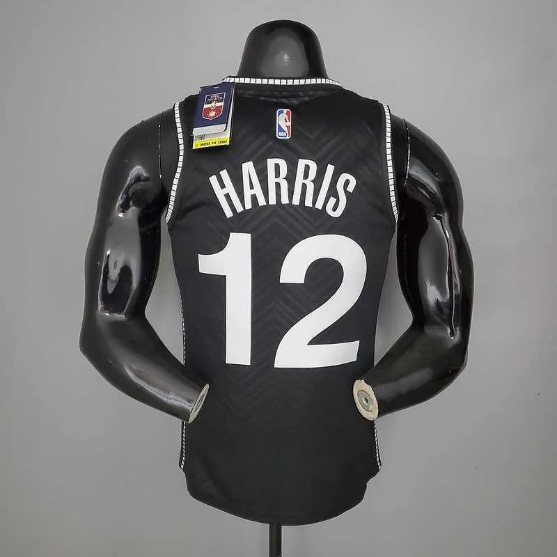 2021 HARRIS#12 Brooklyn Nets Bonus Edition Black 1