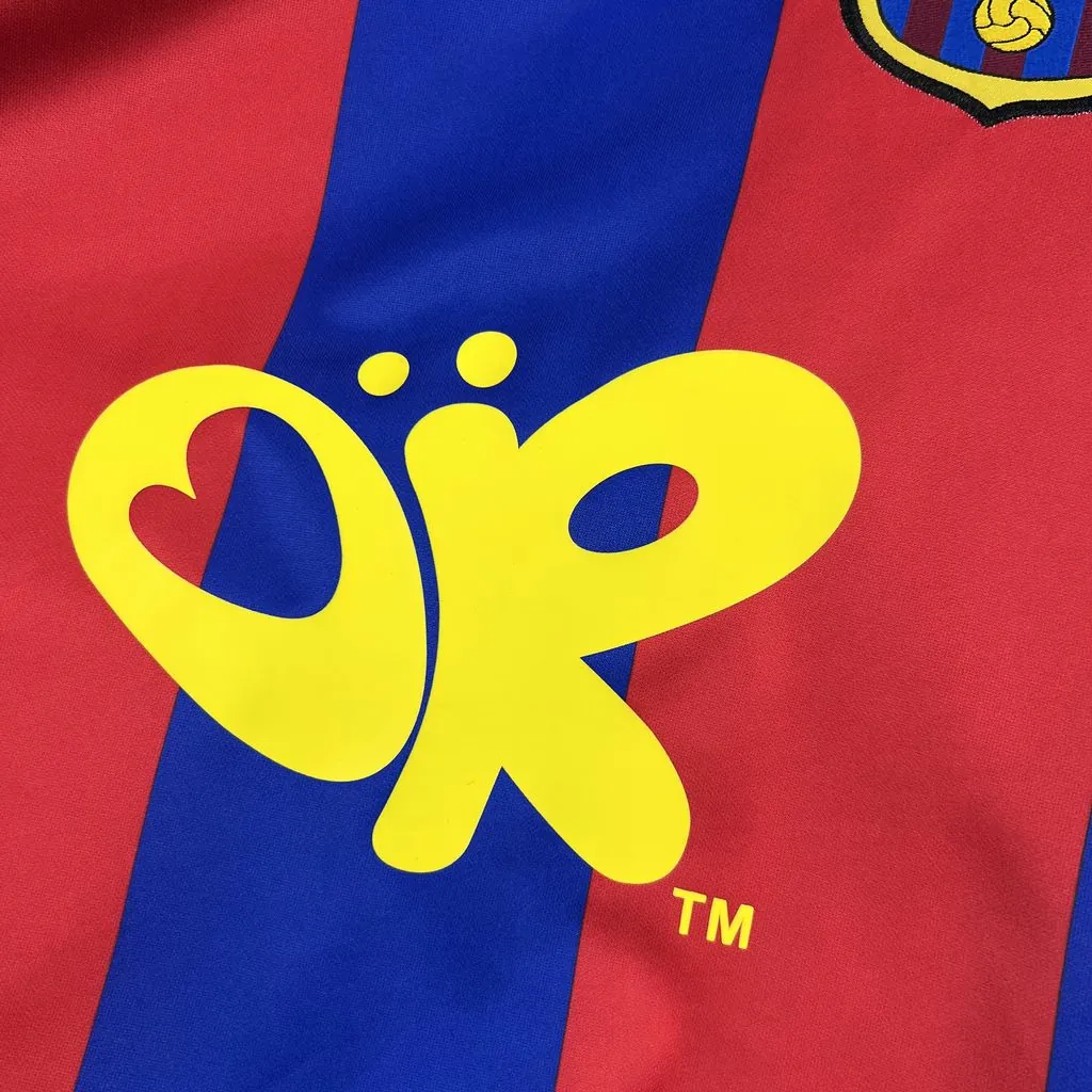 03-04 Barcelona Home Mens Retro Kit Vintage Football T-Shirt AAAAJersey Supply Yupoo 7 7