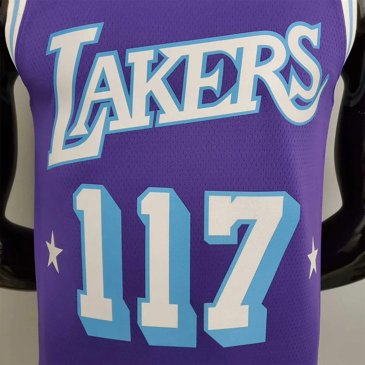 75th Anniversary master chief#117 Lakers White X-BOX Co-branded Purple 6