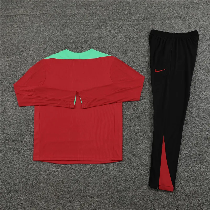 2024 Portugal Player Version Long Sleeve Training Suit Football Shirts 1