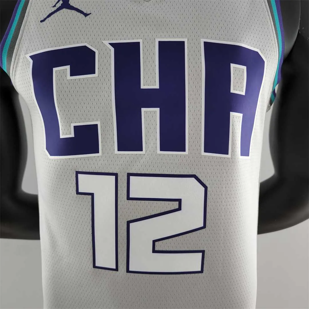 2019 Oubre jr. #12 Charlotte Hornets Grey NBA Jersey 9