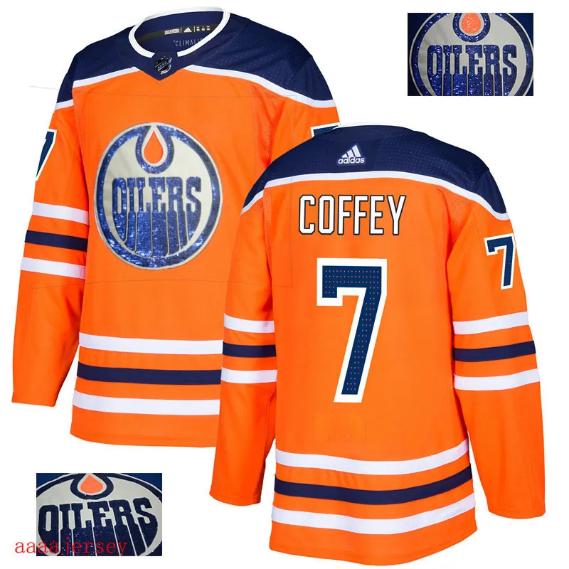 2018 Edmonton Oilers ice hockey jersey M-3XL 埃德蒙顿油人队时尚亮片款冰球服 3