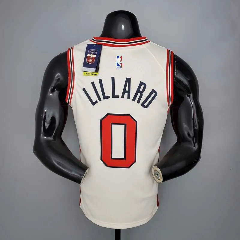 LILLARD#0 Portland Trail Blazers Beige 5