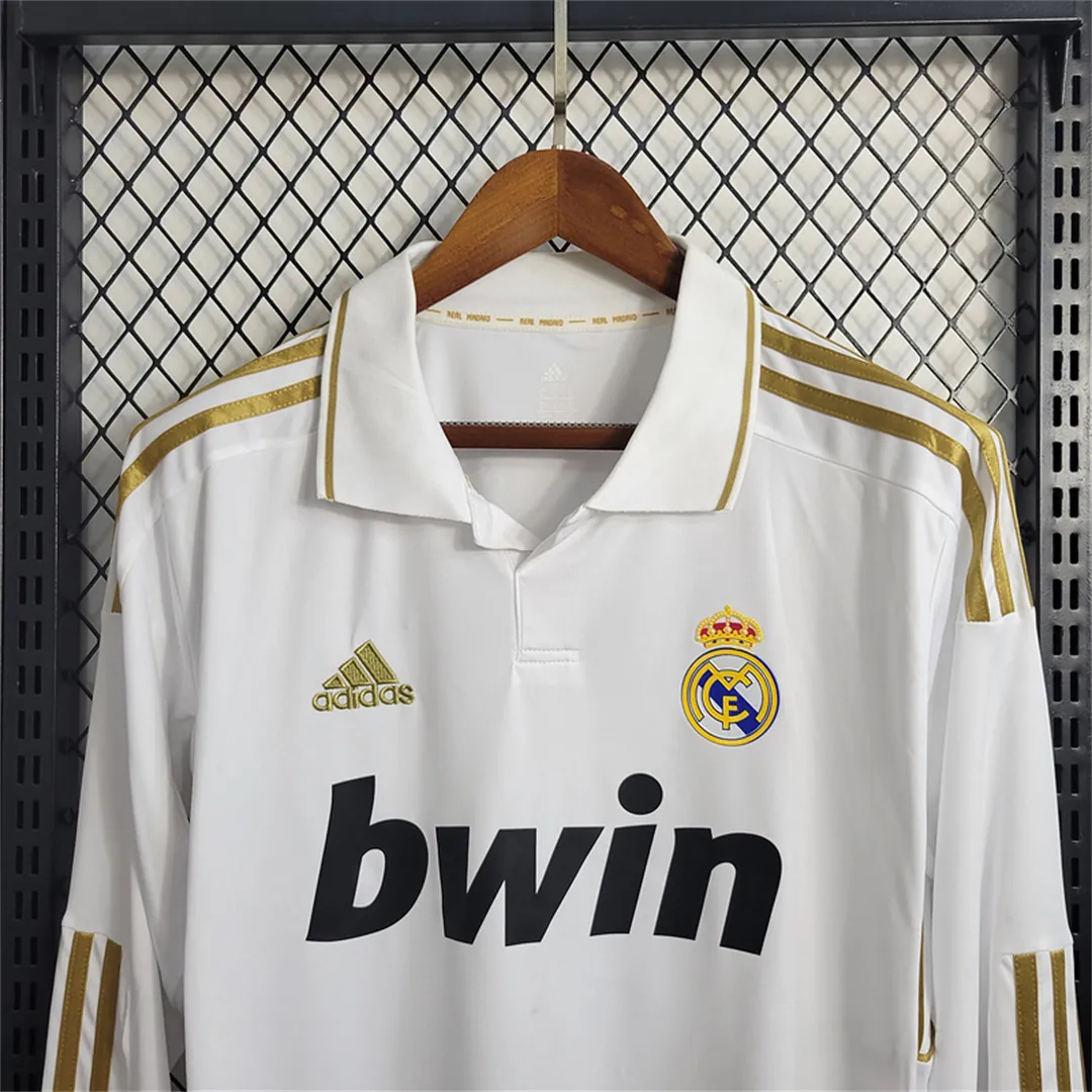 11-12 Real Madrid home long sleeve 3