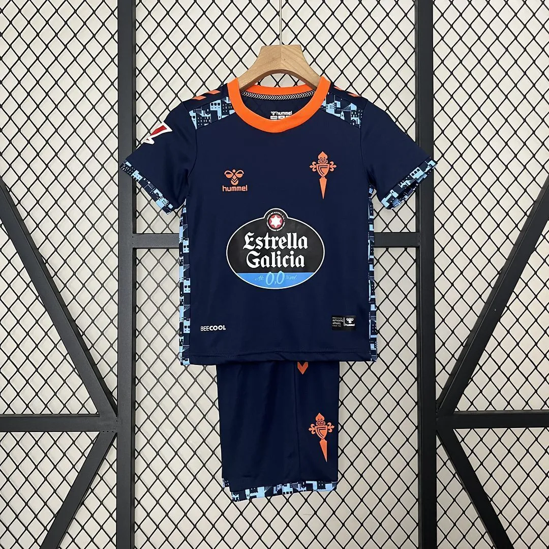 24-25 Celta Away Kid Kits Youth Apparels Football AAAAJersey Yupoo 10