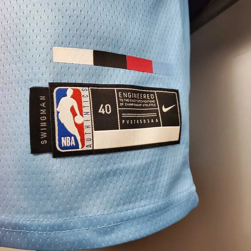 New Miami Heat ADEBAYO#13 City Edition Pink Blue Gradient Color 4