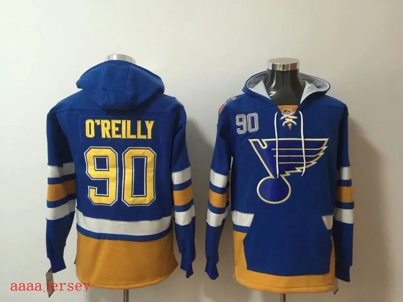 St. Louis Blues hoodie ice hockey jersey M-3XL 圣路易蓝调队帽衫冰球服 5