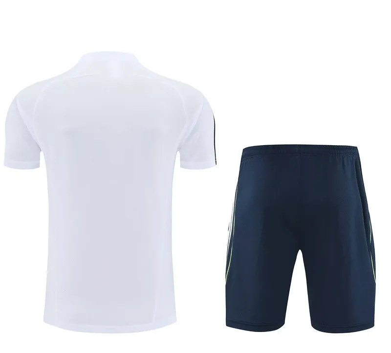 25-26 Real Madrid UBP White Training Kits Football Tracksuits 2