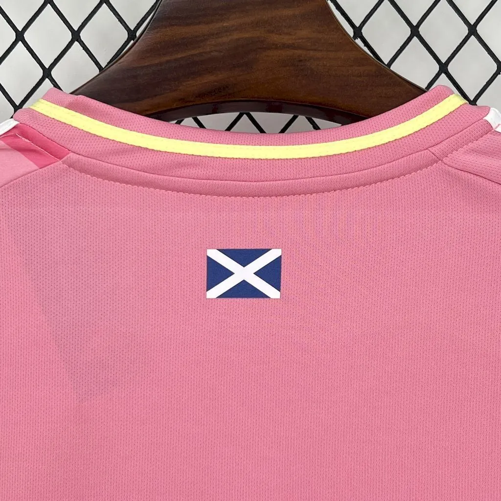 2025 Scotland Away Pink Kit UEFA Euro Football ete Sport T-Shirt AAAAJerseys Supplier Yupoo 6