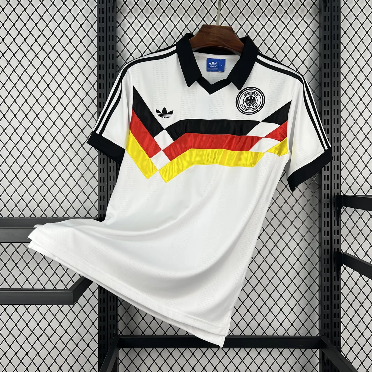 88-90 Germany Mens Home Football Retro Kit Vintage T-Shirt AAAAJersey Wholesale Yupoo 9 3