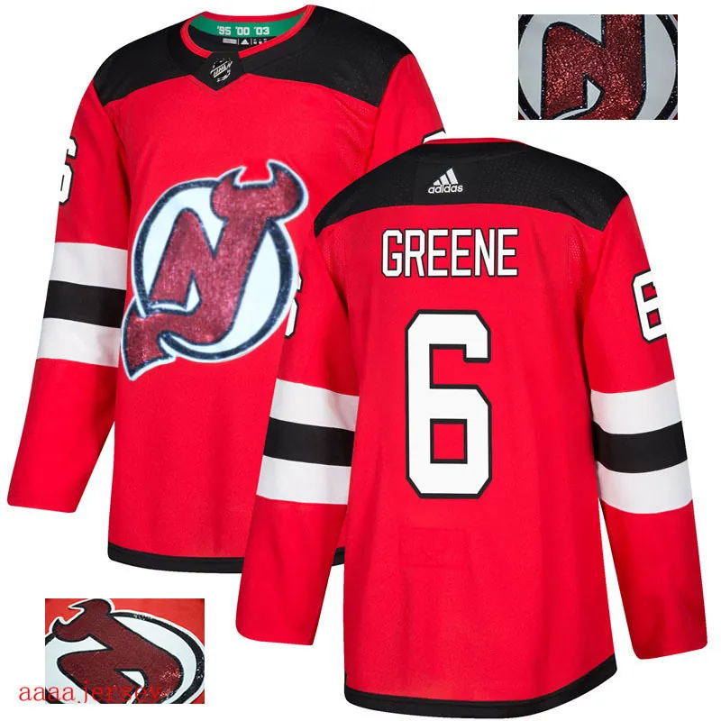 2018 New Jersey Devils Ice Hockey jersey M-3XL 新泽西魔鬼队时尚亮片款冰球服 23