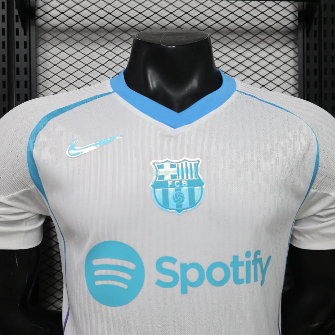 26-27 Barcelona Special Edition Player Version Football White T-Shirt AAAAJersey Supply Yupoo 8 4