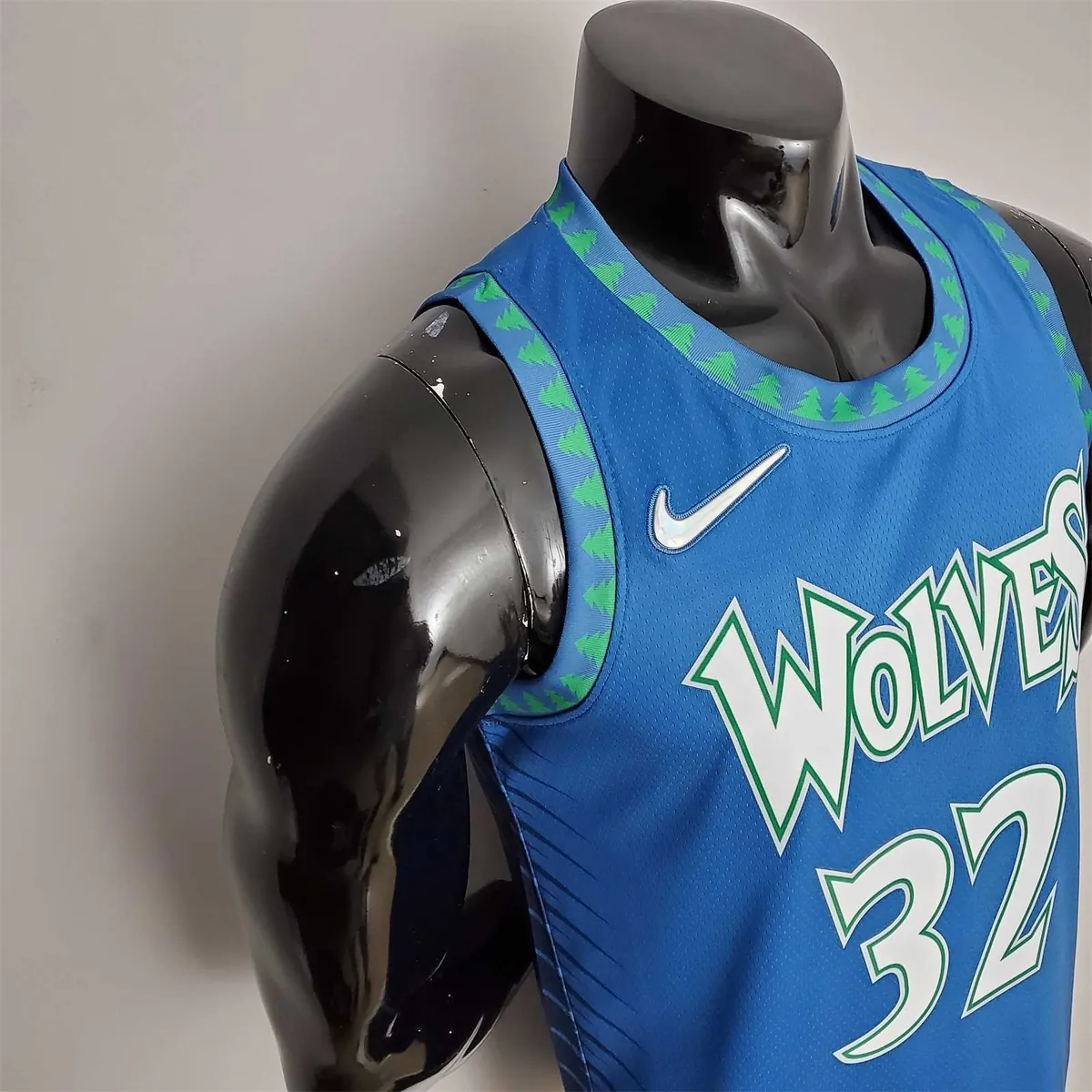 75th Anniversary 2202 Season TOWNS#32 Minnesota Timberwolves City Edition Blue NBA Jersey 2
