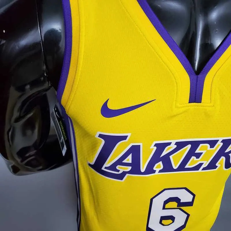 James #6 Lakers yellow 3