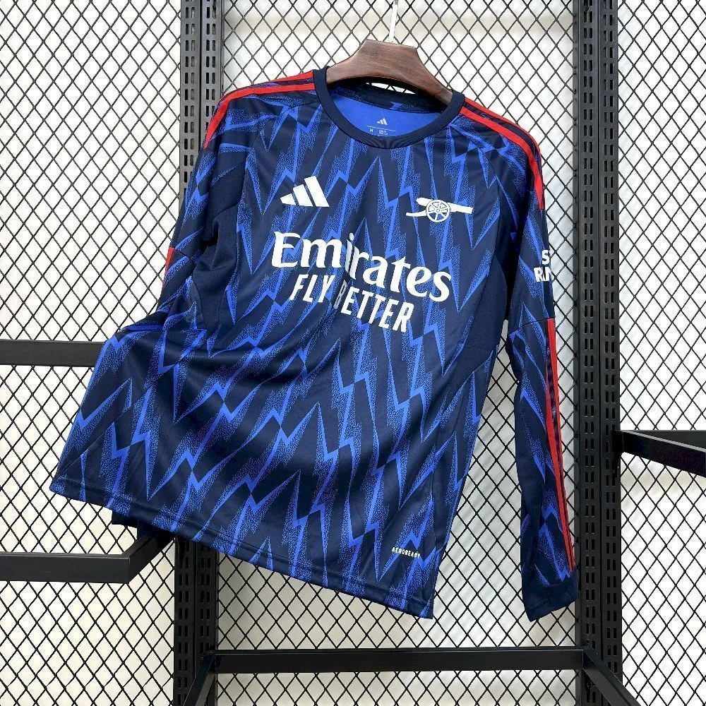 25-26 Arsenal Away Kit Football Long Sleeve T-Shirt AAAAJersey Supply Yupoo 3