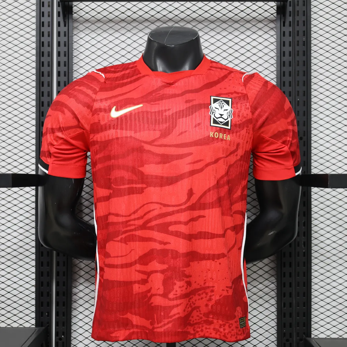2026 World Cup South Korea Mens Home Kit Player Version Soccer Shirt Red AAAAJersey Dropship Yupoo 6