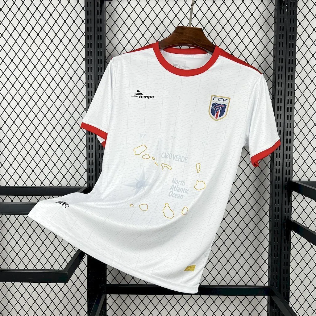 25-26 Cape Verde Home Kit Football T-Shirt AAAAJersey Dropship Yupoo 6