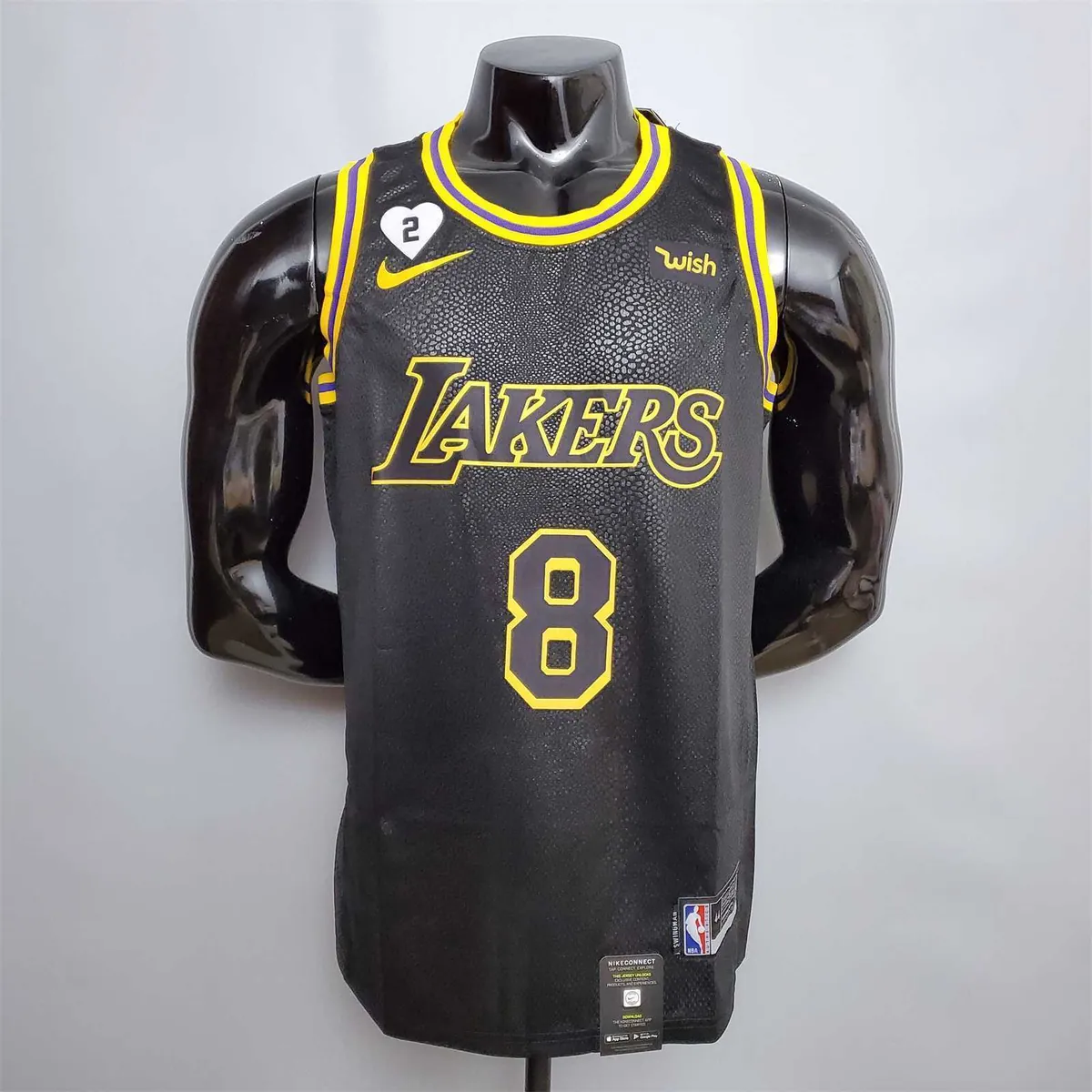 Bryant #8 Lakers black 7