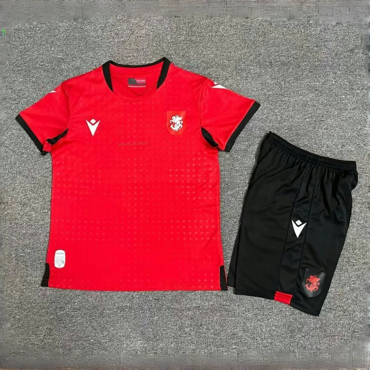 2024 Georgia Third Kid Kits UEFA Euro Youth Apparels Football AAAAJersey Supplier 2