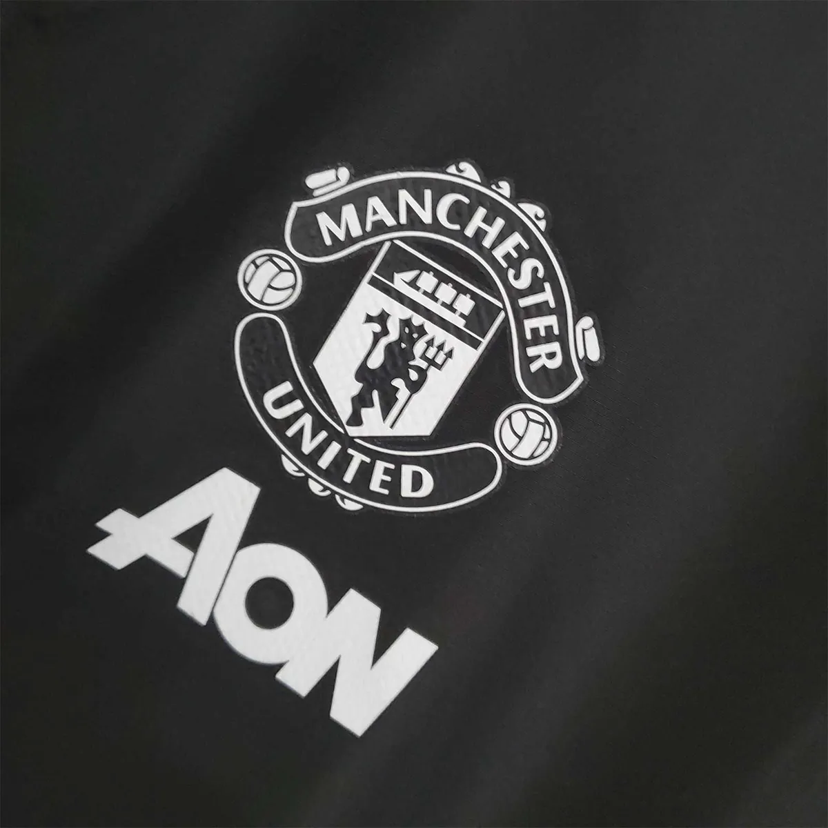 21-22 Manchester United Black Windbreaker 3