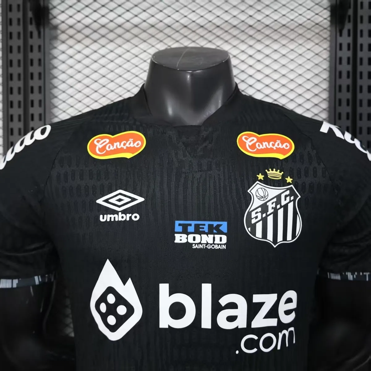 25-26 Santos Black Kit Player Special Edition Soccer AAAAJersey Yupoo 1