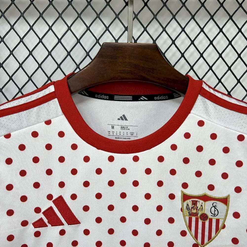 25-26 Sevilla Training Kit Football T-Shirt AAAAJersey Supply Yupoo 3