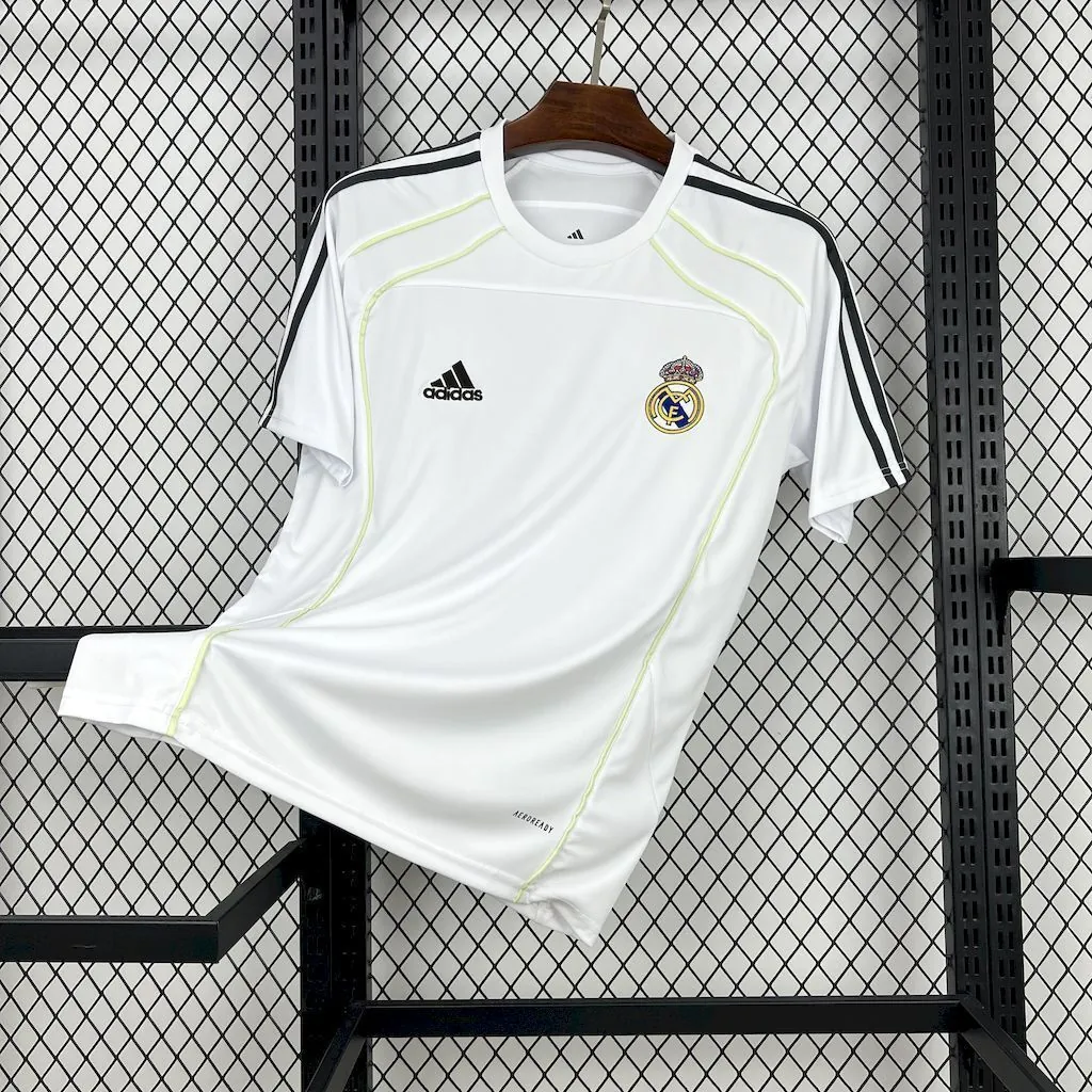 25-26 Real Madrid White Training Shirt Football Uniform AAAAJersey Wholesale Yupoo 5