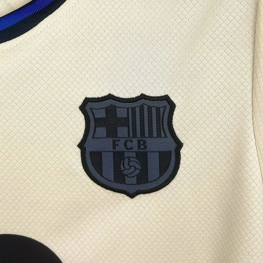 25-26 Barcelona Away Kid Kits Youth Apparels AAAAJersey Supply Yupoo 2