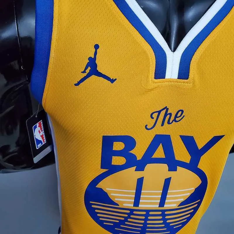 New THOMPSON#11 Golden State Warriors yellow 3