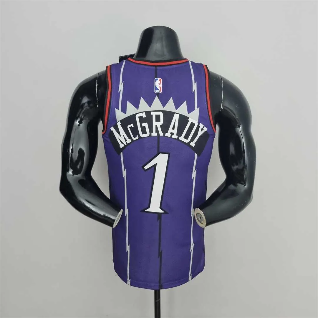 Toronto Raptors McGRADY#1 Purple NBA Jersey 2