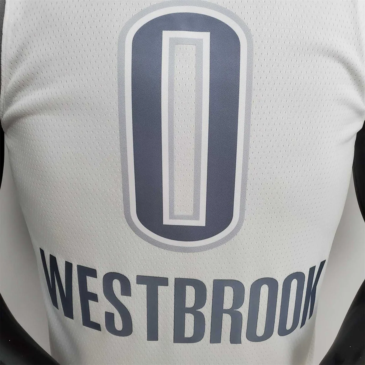 75th Anniversary 2202 Season Oklahoma City Thunder WESTBROOK#0 City Edition White NBA Jersey 2