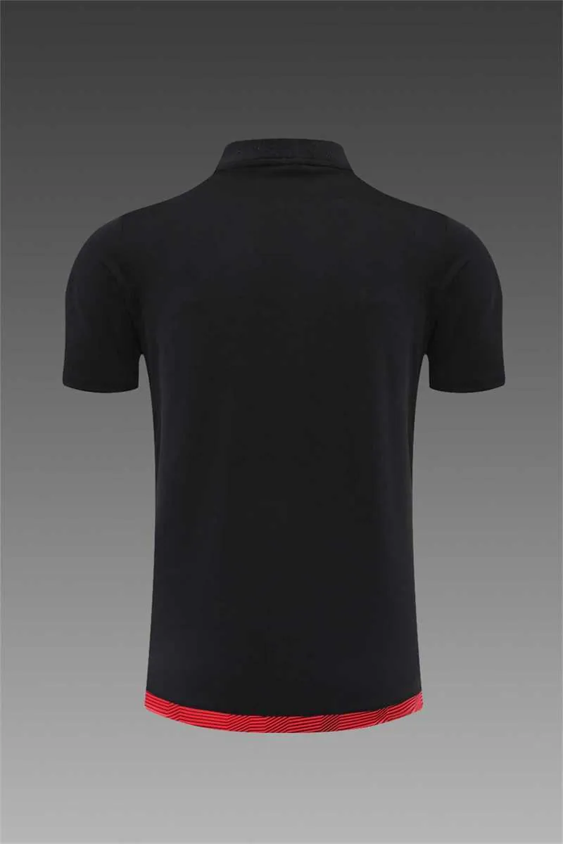 AC Milan Polo blackred Team Badge 11