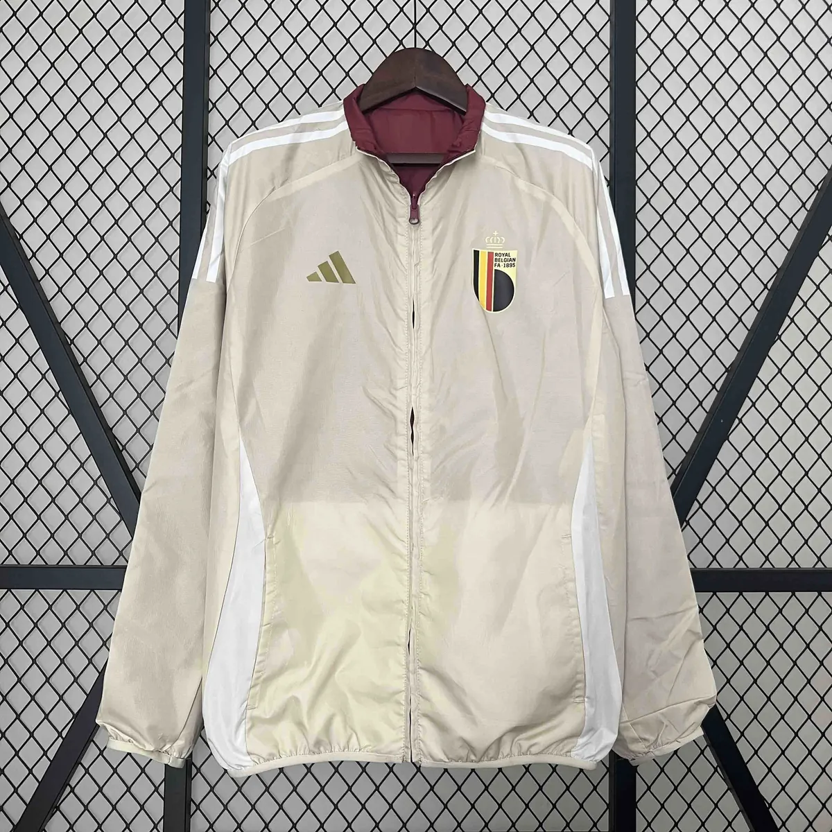 2024 Belgium Trench Coat Reversible Windbreaker Double-Sides Jacket AAAAJersey Supplier Yupoo 2