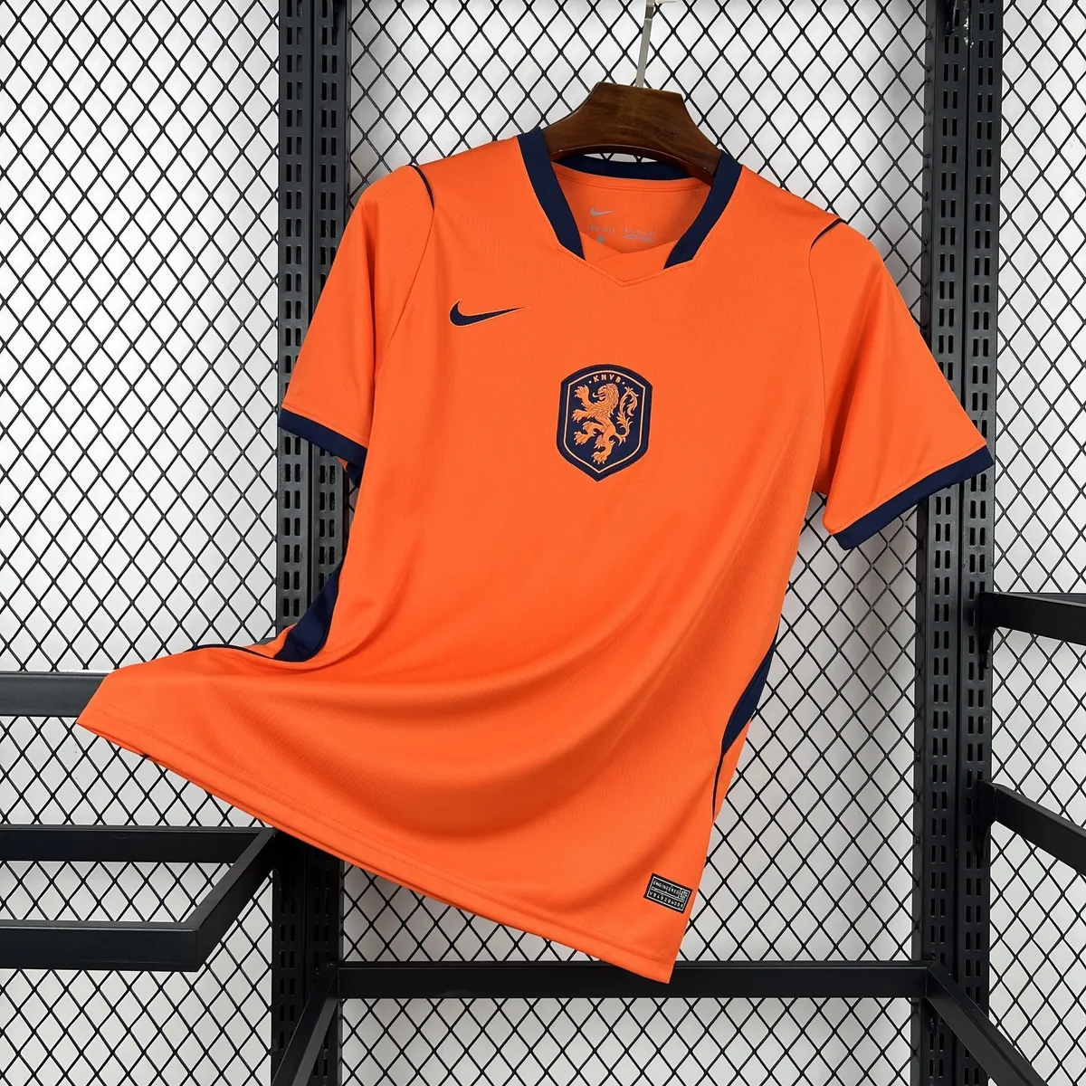 2026 World Cup Netherlands Home Soccer Shirt Fan Version 4