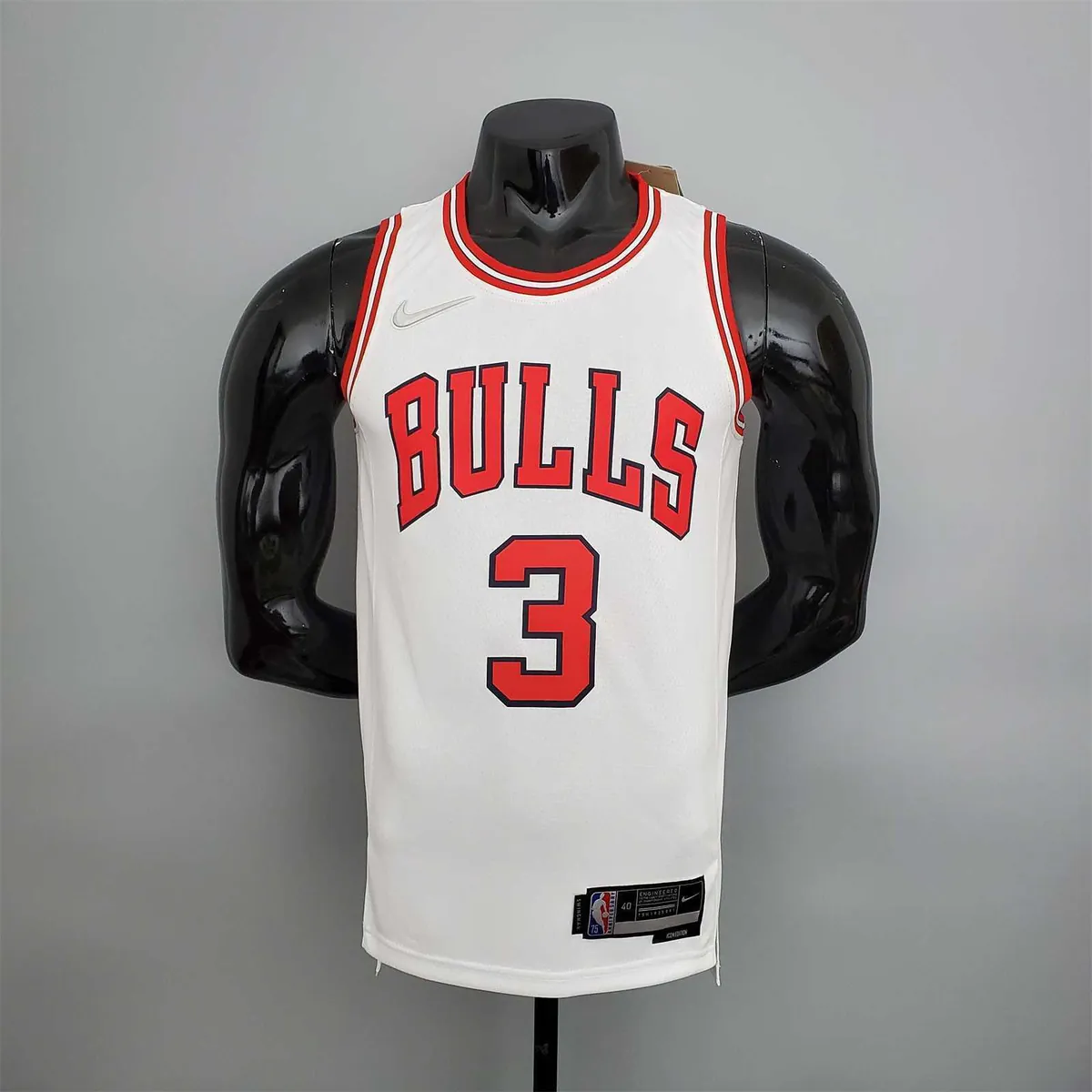 75th Anniversary Wade #3 Bulls White 8