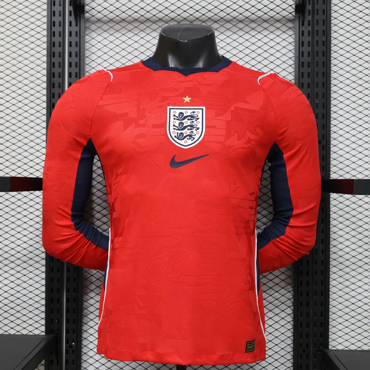 2026 World Cup England Away Kit Player Version Soccer Long Sleeve Shirt AAAAJersey Dropship Yupoo 7