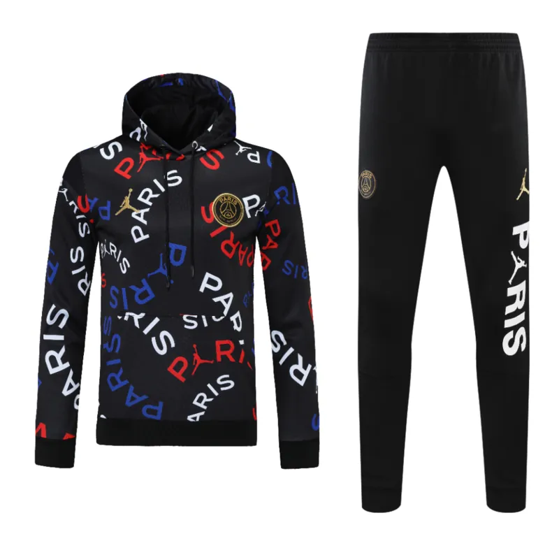 25-26 PSG Long Sleeve Black Training Kit Soccer AAAAJersey Yupoo S-2XL 3