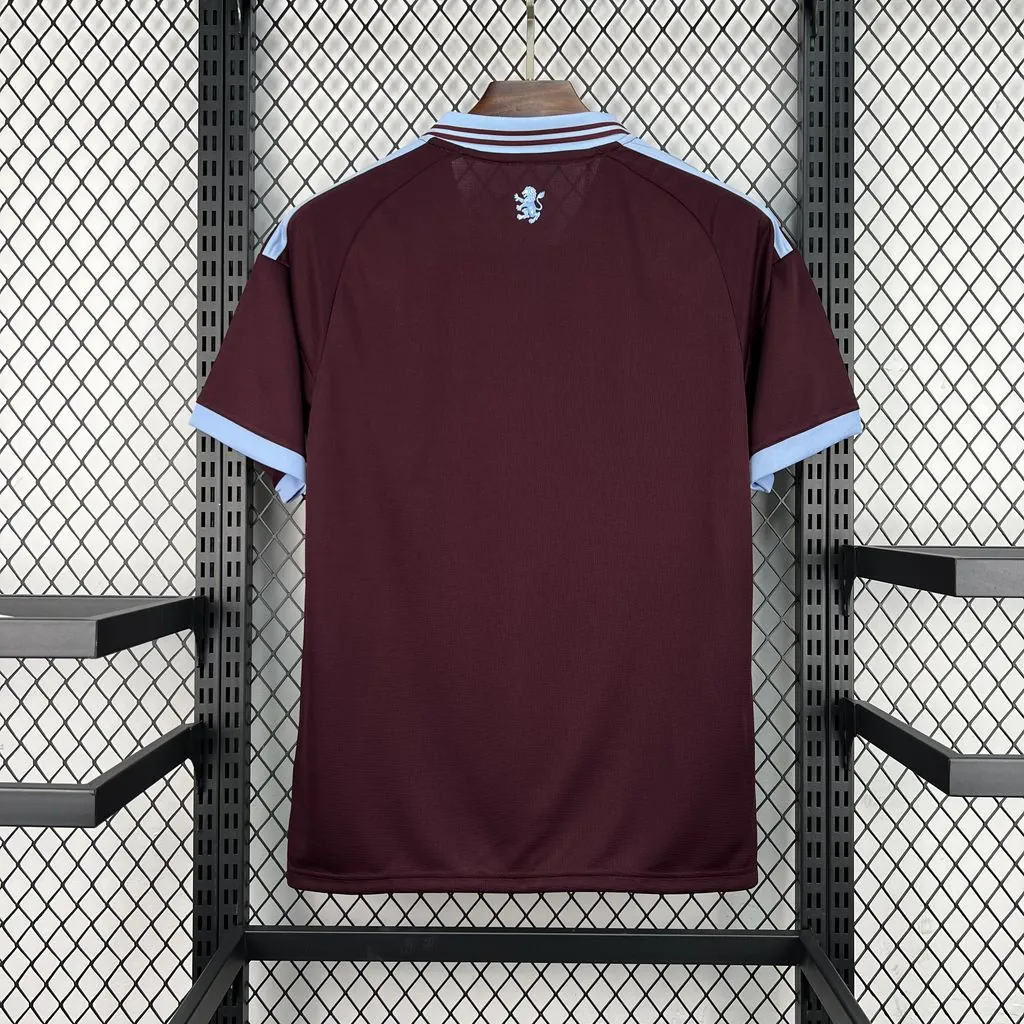 26-27 Aston Villa Home Mens Kit Soccer T-Shirt AAAAJersey Supply Yupoo 6 2