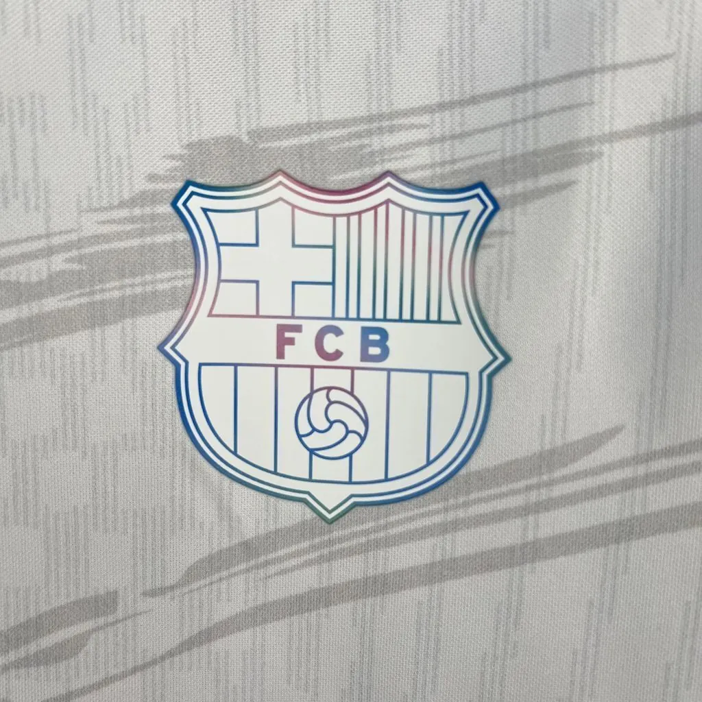 25-26 Barcelona White Special Edition Shirt Football Uniform AAAAJersey Yupoo 1