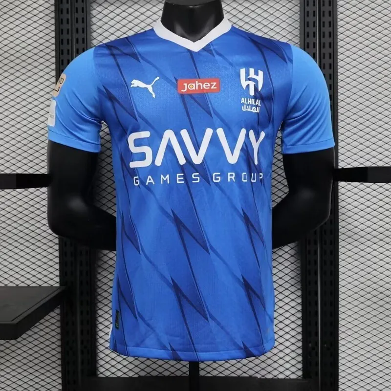 23-24 Al-Hilal home Player Version size S-XXL Soccer Jersey 11
