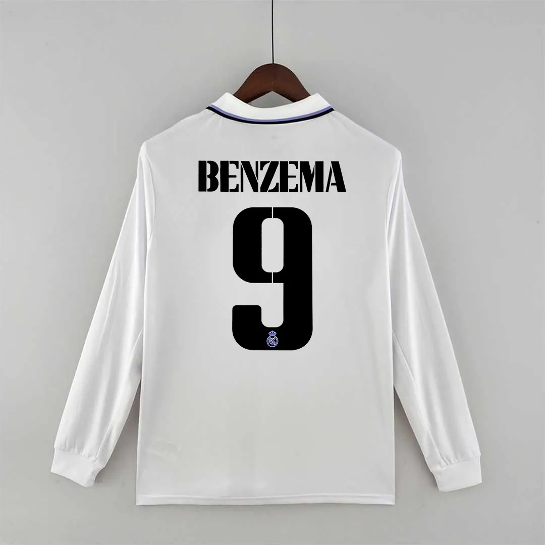 22-23 Real Madrid home long sleeve 19