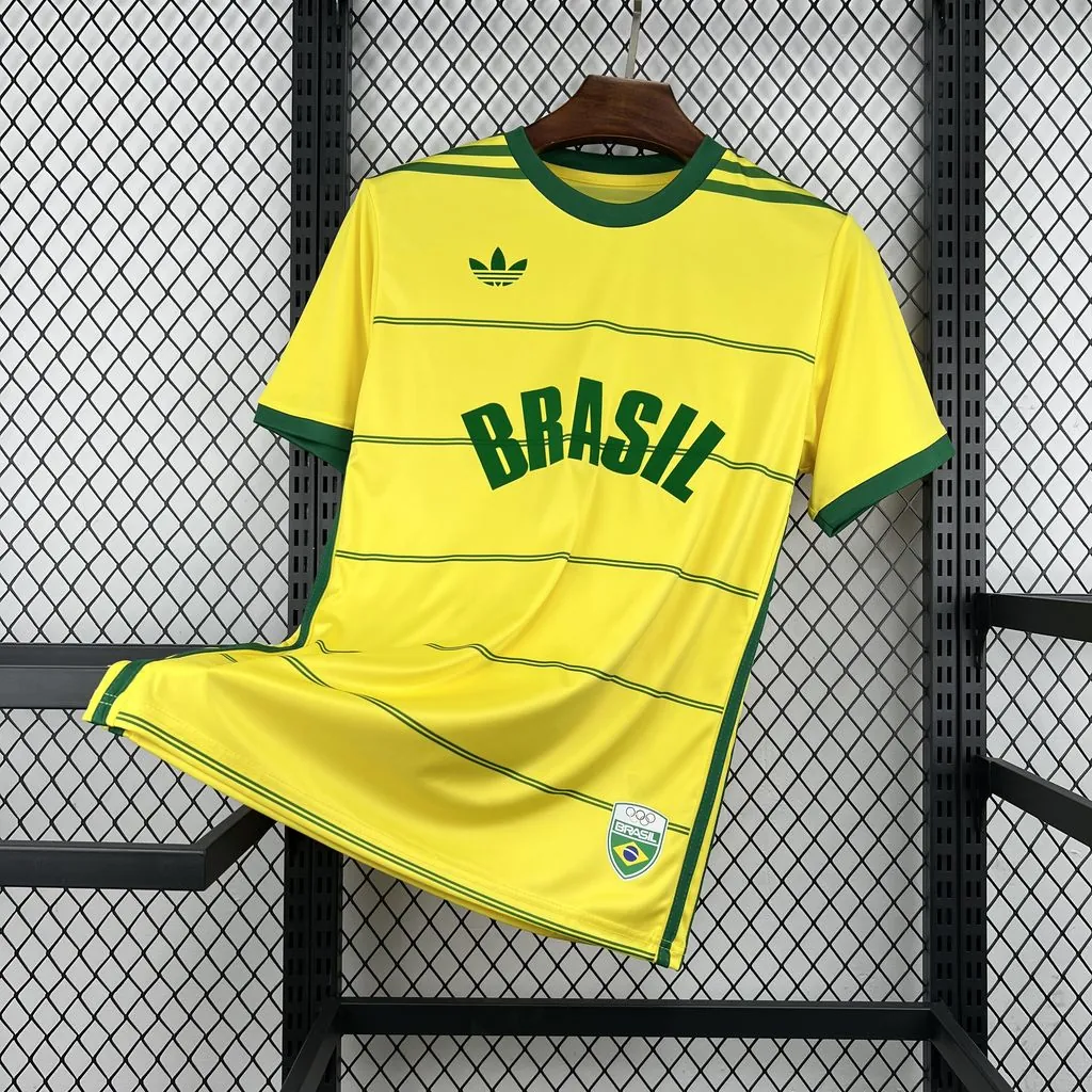 1988 Brazil Home Mens Retro Kit Vintage Football T-Shirt AAAAJersey Supply Yupoo 7 4