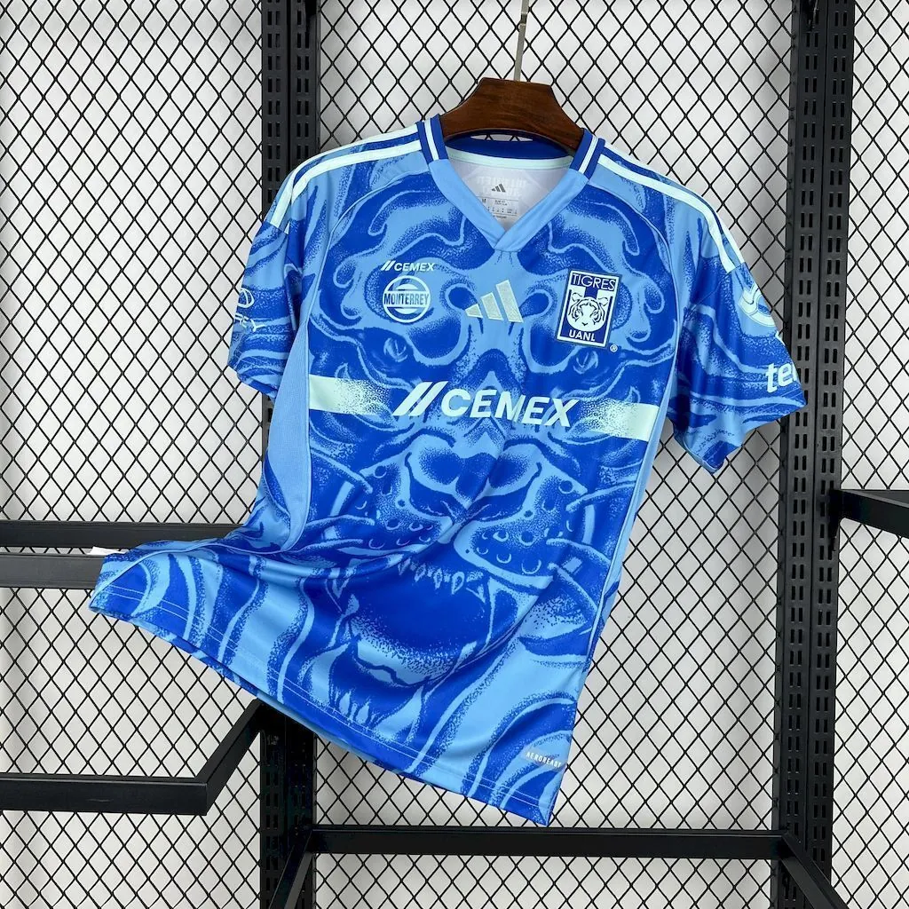 25-26 Tigres UANL Away Kit Soccer T-Shirt AAAAJersey Supply Yupoo 6