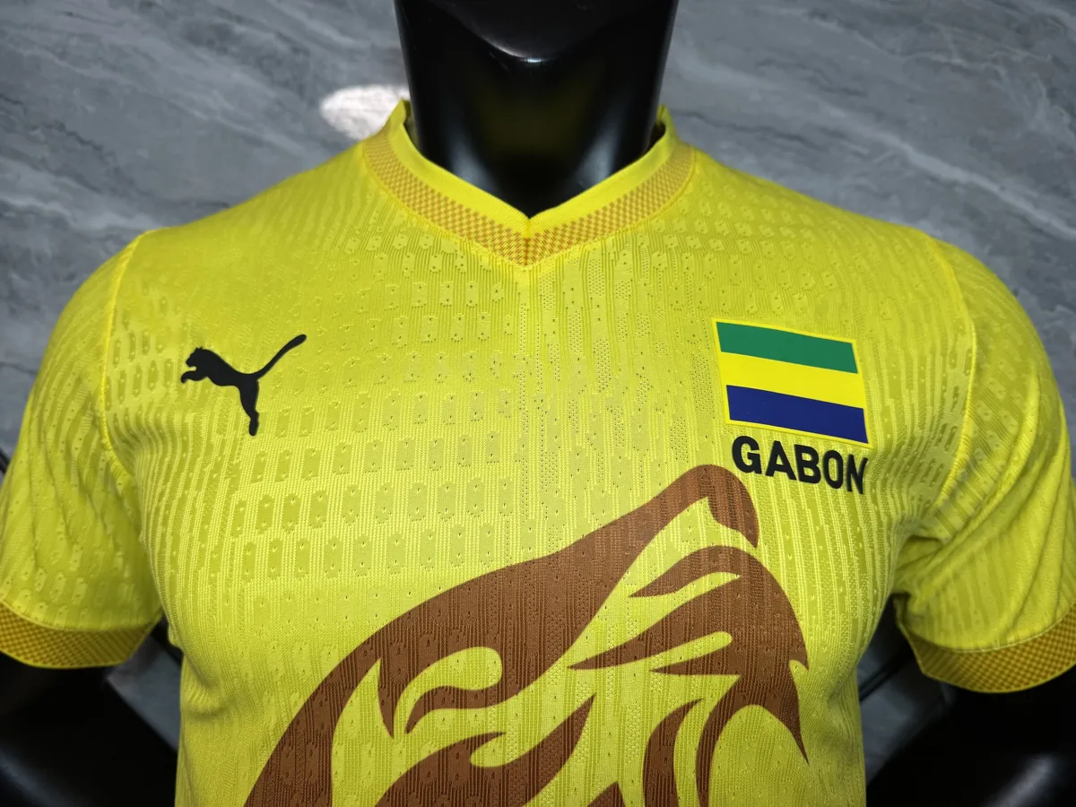 2026 Gabon Special Edition KIt Player Version Soccer T-Shirt AAAAJersey Supply Yupoo 2