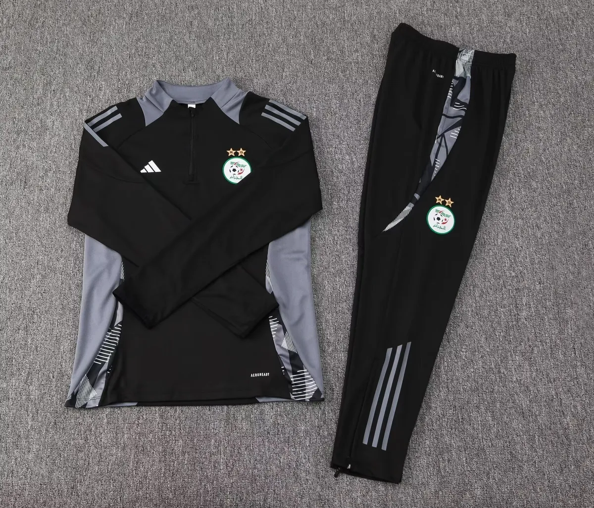2024 Algeria Long Sleeve Training Suit Football Shirts 1